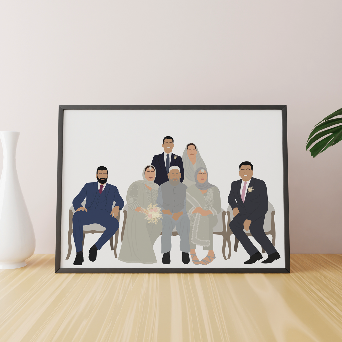 Group Illustrated Frame