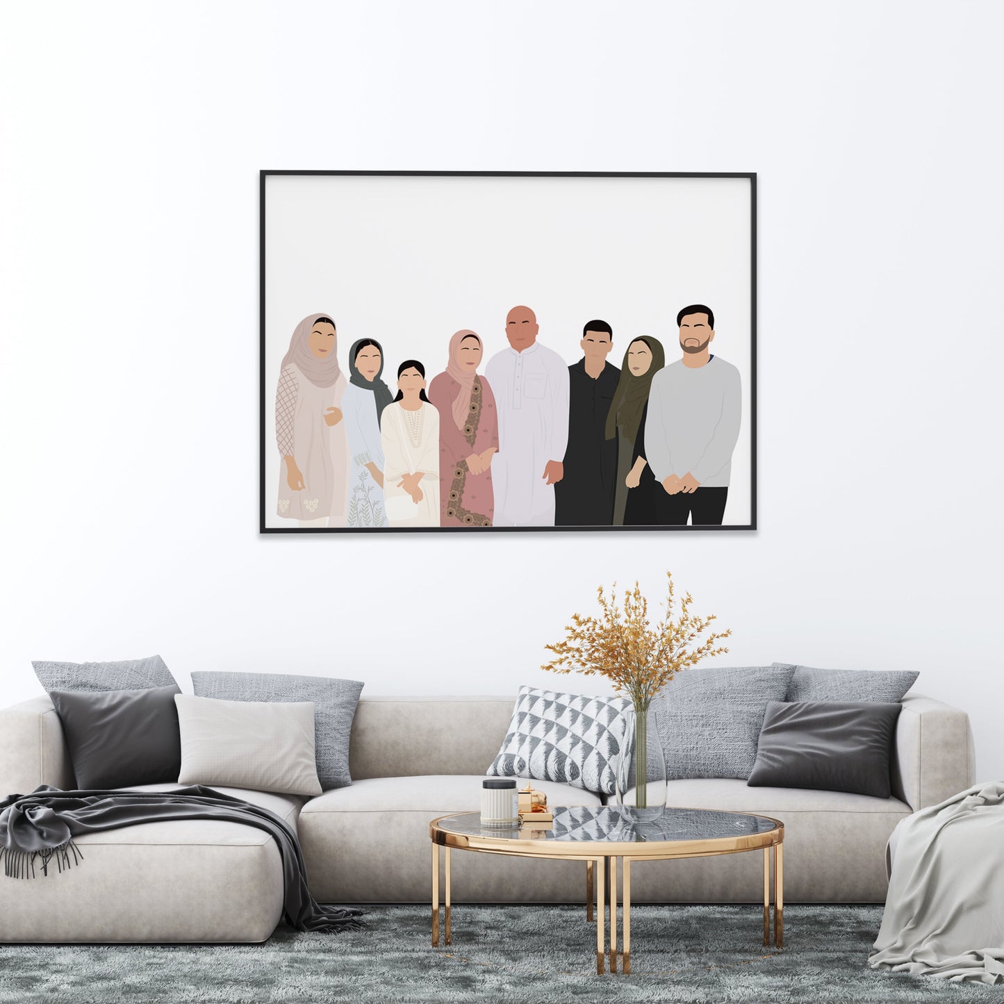 Group Illustrated Frame
