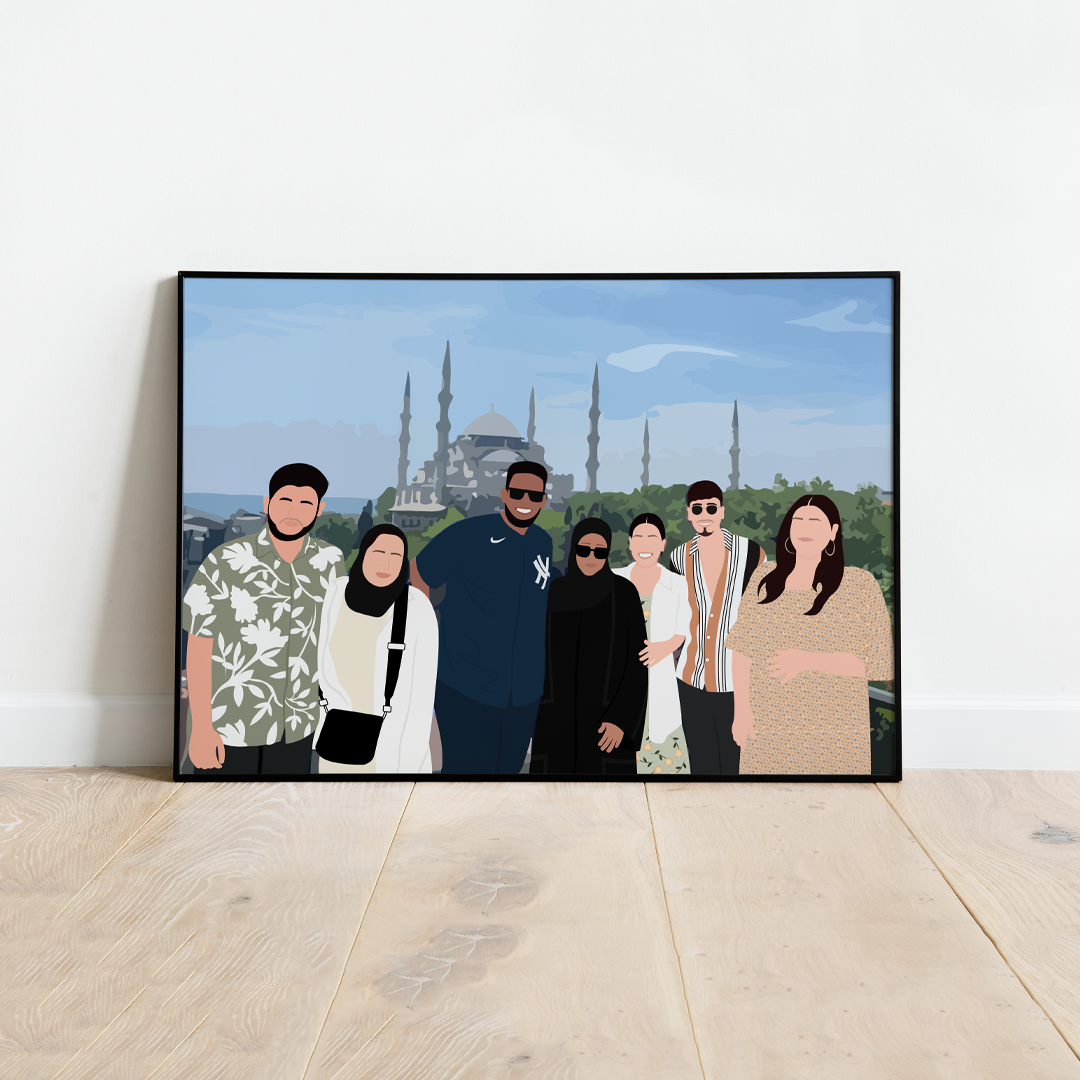 Group Illustrated Frame