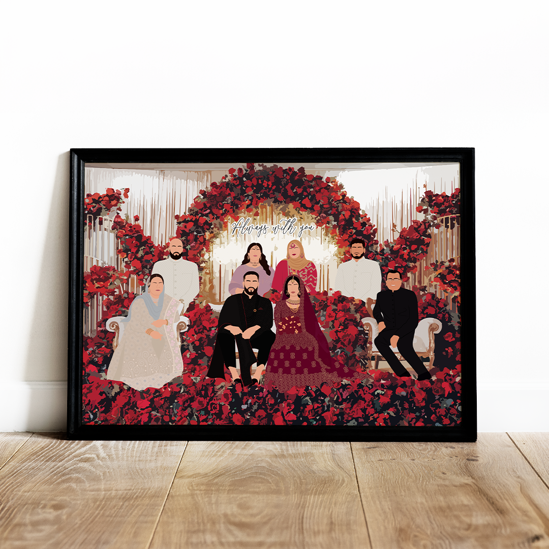 Group Illustrated Frame