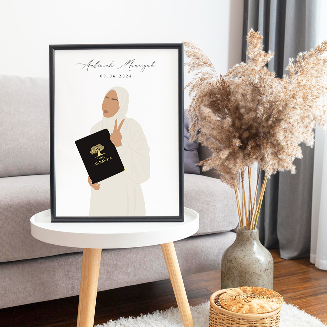 Graduation Illustrated Frame