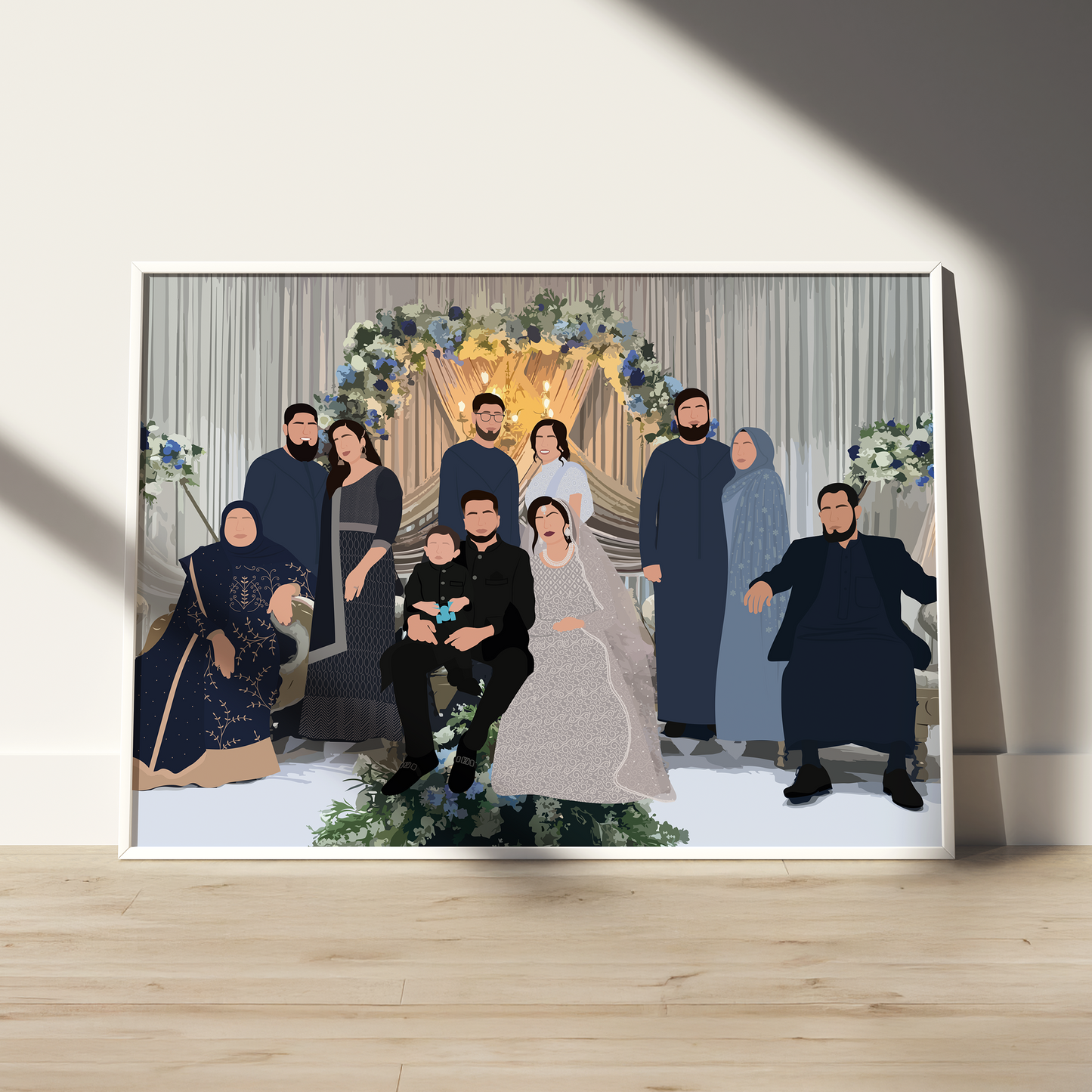 Group Illustrated Frame